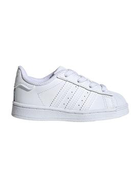 Zapatillas Adidas Superstar Blanco Niño y Niña