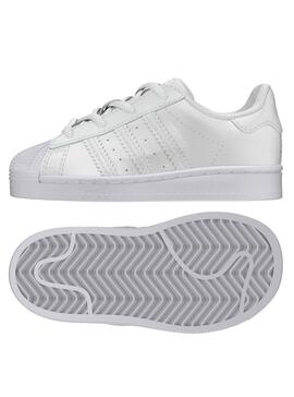 Zapatillas Adidas Superstar Blanco Niño y Niña