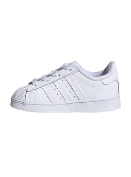 Zapatillas Adidas Superstar Blanco Niño y Niña