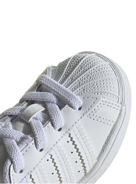 Zapatillas Adidas Superstar Blanco Niño y Niña