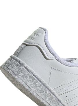 Zapatillas Adidas Superstar Blanco Niño y Niña