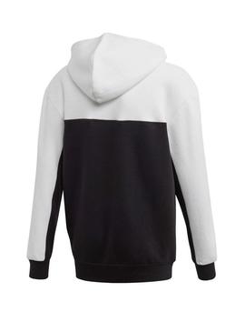 Sudadera Adidas Hoodie Negro Blanco Niño y Niña