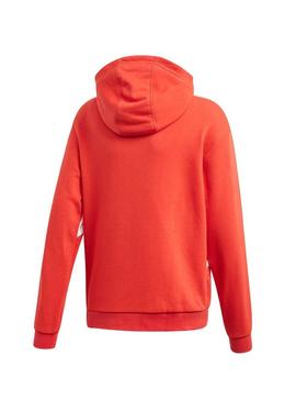 Sudadera Adidas BG Trefoil Hood Rojo Niño y Niña