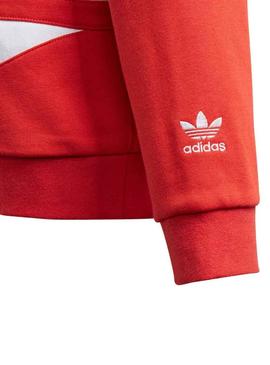 Sudadera Adidas BG Trefoil Hood Rojo Niño y Niña