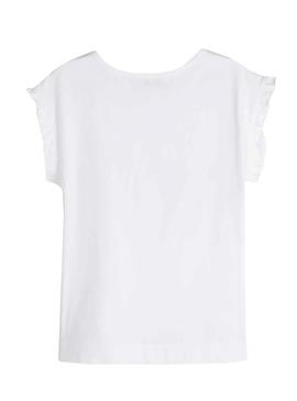 Camiseta Mayoral Paris Blanco Para Niña