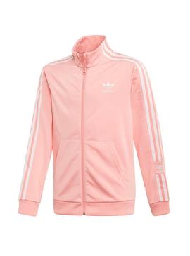 Chaqueta Adidas Lock Up TT Rosa Para Niña