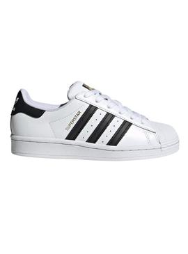 Zapatillas Adidas Superstar J Blanco Niña y Niño