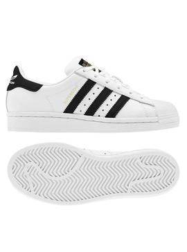 Zapatillas Adidas Superstar J Blanco Niña y Niño