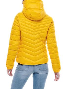 Chaqueta Only Demi Hooded Amarillo Mujer