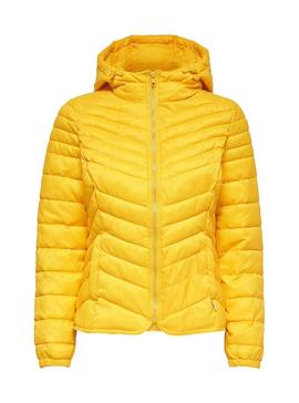 Chaqueta Only Demi Hooded Amarillo Mujer