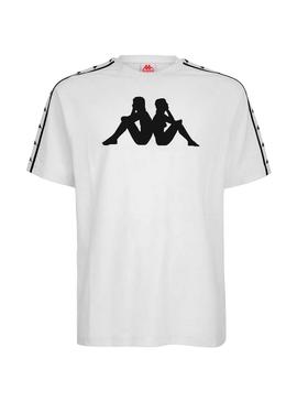 Camiseta Kappa Tait Blanco para Hombre