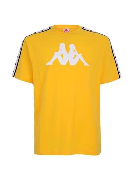 Camiseta Kappa Tait Amarillo para Hombre