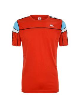 Camiseta Kappa Arar Rojo para Hombre