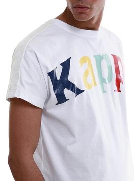 Camiseta Kappa Cultin Blanco para Hombre