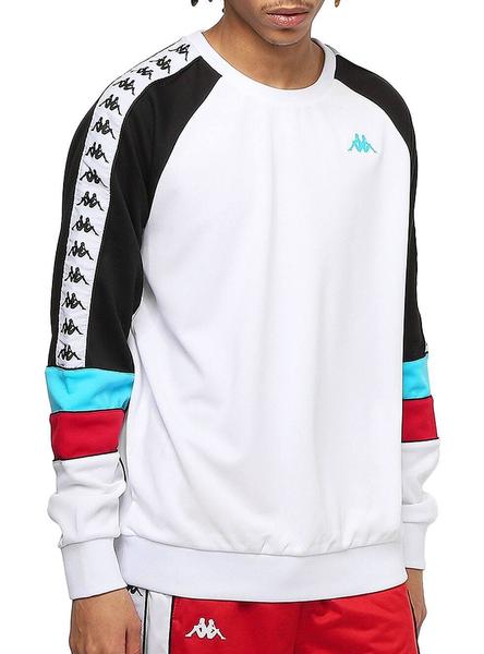 Sudadera Kappa Arlton Blanco para Hombre