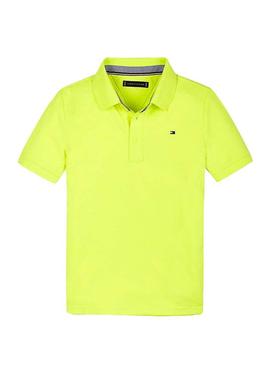 Polo Tommy Hilfiger Essential Neon para Niño