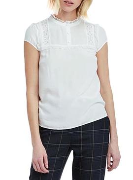 Camiseta Naf Naf Doll Blanco para Mujer
