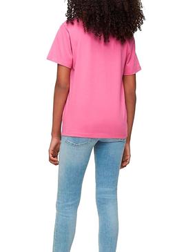 Camiseta Calvin Klein Jeans Monogram Rosa 