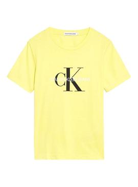 Cmiseta Calvin Klein Jeans Monogram Amarillo