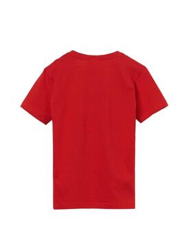 Camiseta Lacoste Basic Rojo para Niño