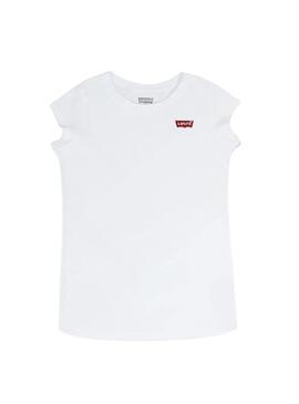 Camiseta Levis Batwing Blanco para Niña