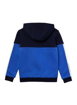 Sudadera Lacoste Colorblock Azul para Niño
