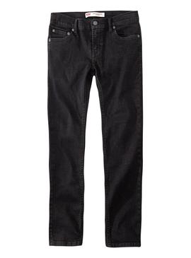 Pantalon Vaquero Levis 519 Negro para Niño