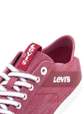 Zapatillas Levis Woodward Rojo para Hombre