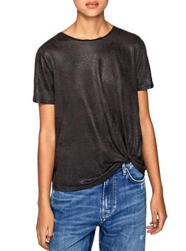 Camiseta Pepe Jeans Lua Negro para Mujer