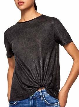 Camiseta Pepe Jeans Lua Negro para Mujer