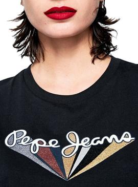 Camiseta Pepe Jeans Brioni Negro para Mujer