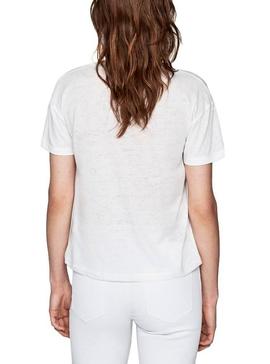 Camiseta Pepe Jeans Brooke Blanco para Mujer