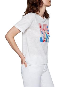 Camiseta Pepe Jeans Brooke Blanco para Mujer