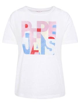 Camiseta Pepe Jeans Brooke Blanco para Mujer