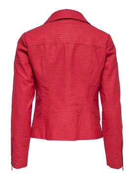 Chaqueta Only Flora Biker Rosa para Mujer