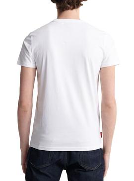 Camiseta Superdry Collective Blanco Para Hombre