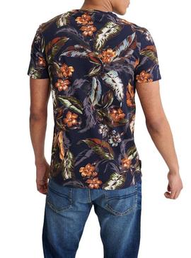 Camiseta Superdry Super 5 Marino Hombre