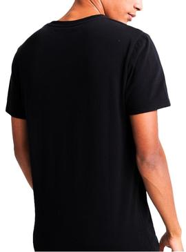 Camiseta Superdry Core Logo Essential Negro Hombre