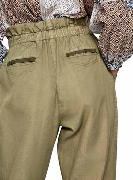 Pantalon Pepe Jeans Lia Verde para Mujer