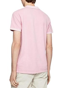 Polo Pepe Jeans Vicent Rosa para Hombre