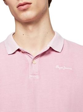 Polo Pepe Jeans Vicent Rosa para Hombre