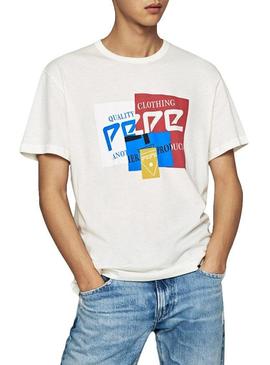 Camiseta Pepe Jeans Tyron Blanco Hombre