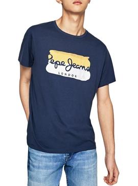 Camiseta Pepe Jeans Milburn Marino Hombre