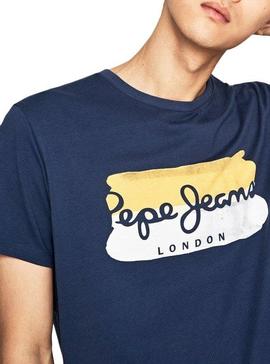 Camiseta Pepe Jeans Milburn Marino Hombre