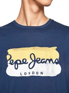 Camiseta Pepe Jeans Milburn Marino Hombre