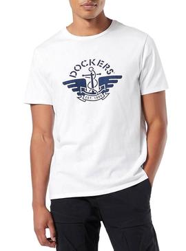 Camiseta Dockers 1986 Blanco para Hombre