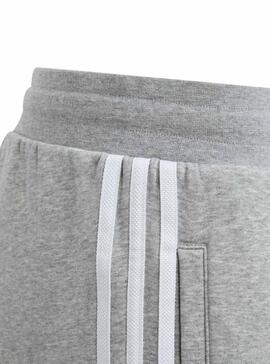 Pantalon Adidas Fleece Gris para Niño y Niña