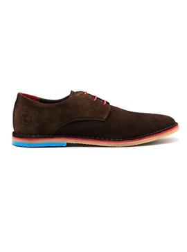 Zapatos El Ganso Guerrero Ante Marron para Hombre