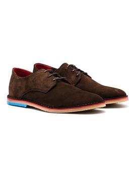 Zapatos El Ganso Guerrero Ante Marron para Hombre