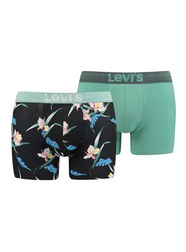 Calzoncillos Levis Tropical Verde para Hombre